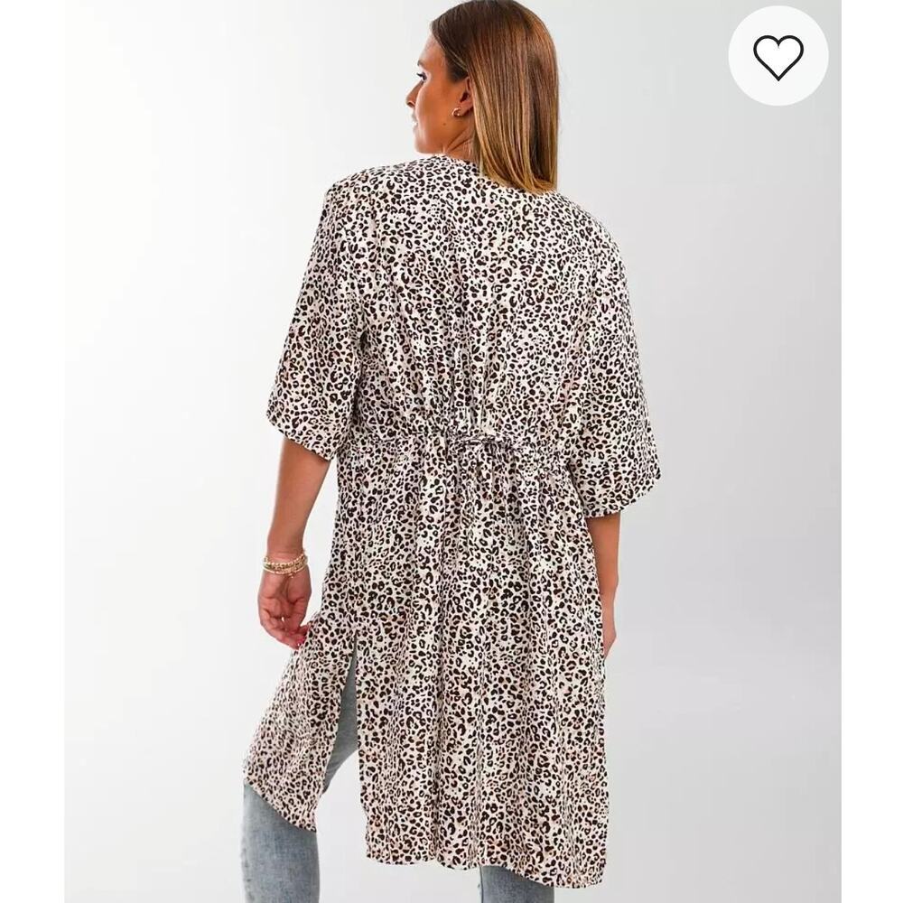 Daytrip Animal Print Kimono Medium